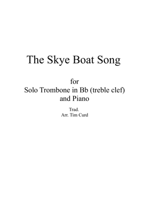 Book cover for The Skye Boat Song. For Solo Trombone in Bb (treble clef) and Piano
