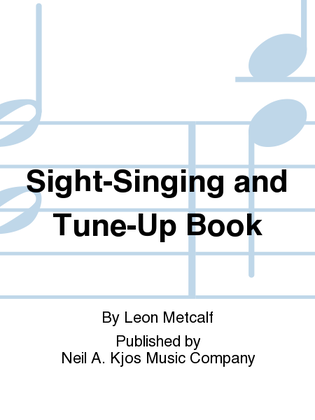 Book cover for Sight-Singing and Tune-Up Book