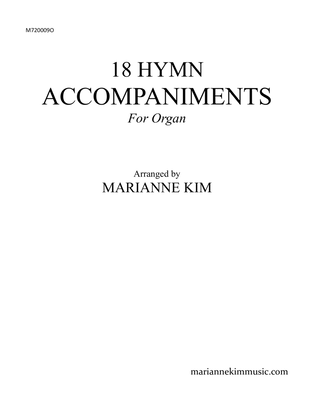 Book cover for 18 Hymn Accompaniments for Organ Vol.1
