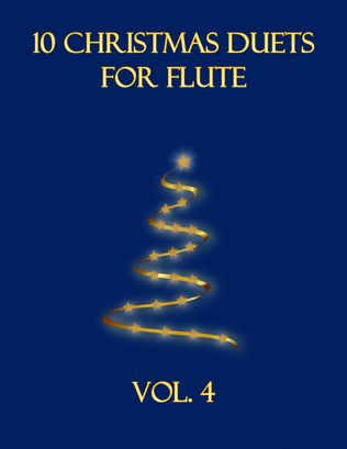 Book cover for 10 Christmas Duets for Flute (Vol. 4)