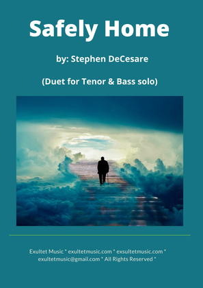 Book cover for Safely Home (Duet for Tenor and Bass solo)
