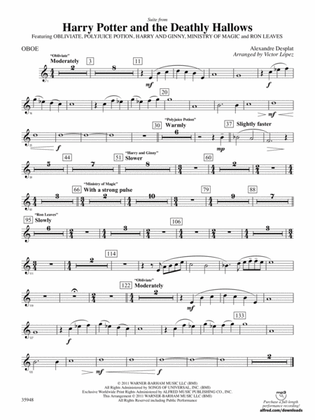 Harry Potter and the Deathly Hallows, Part 1, Suite from: Oboe