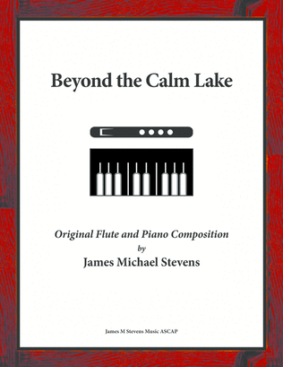 Book cover for Beyond the Calm Lake - Flute & Piano