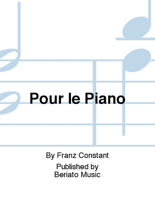 Pour le Piano