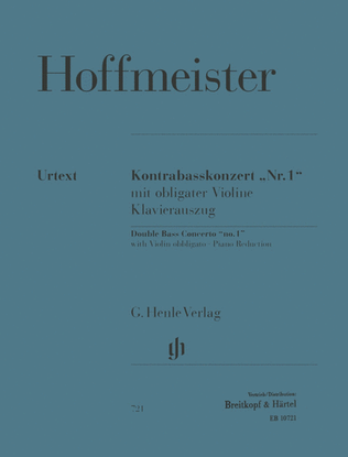 Book cover for Double Bass Concerto "No. 1"