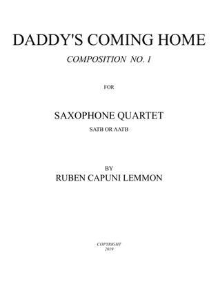 Book cover for Daddy's Coming Home
