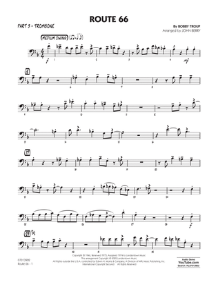 Book cover for Route 66 (arr. John Berry) - Part 3 - Trombone