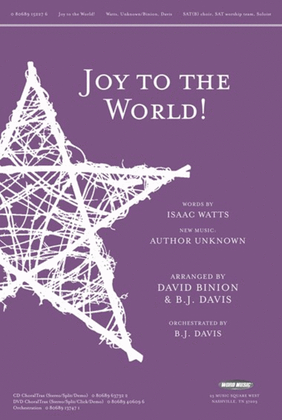 Book cover for Joy To The World! - CD ChoralTrax