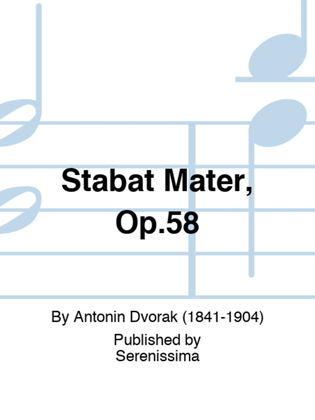 Book cover for Stabat Mater, Op.58