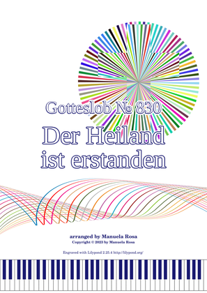 Book cover for Der Heiland ist erstanden (Gotteslob 830)