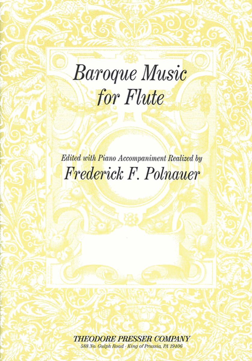 Baroque Music For Flute