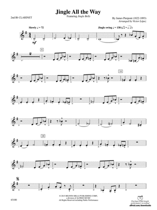 Jingle All the Way: 2nd B-flat Clarinet