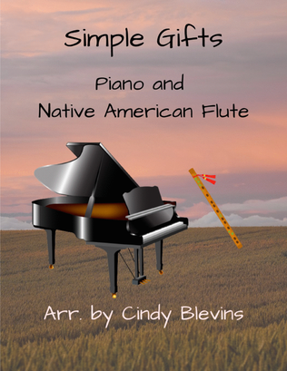 Book cover for Simple Gifts, for Piano and Native American Flute