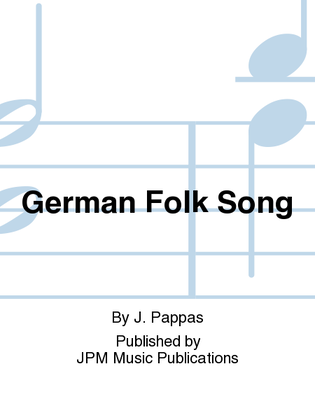 Book cover for German Folk Song