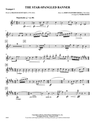 Book cover for The Star-Spangled Banner: 1st B-flat Trumpet