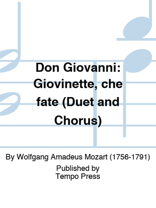 Book cover for DON GIOVANNI: Giovinette, che fate (Duet and Chorus)