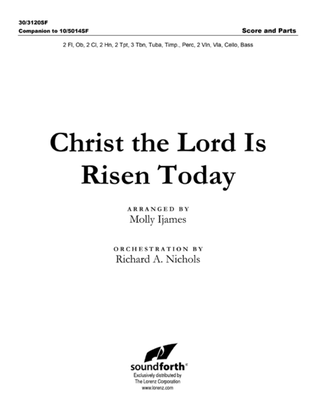 Book cover for Christ the Lord Is Risen Today! - Orchestral Score and Parts