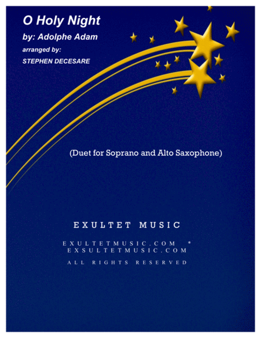 O Holy Night (Duet for Soprano and Alto Saxophone)