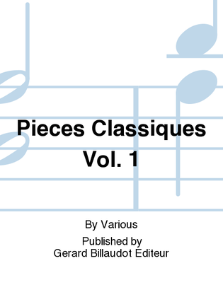 Book cover for Pieces Classiques Vol. 1