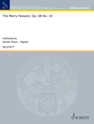 Book cover for The Merry Peasant, Op. 68 No. 10