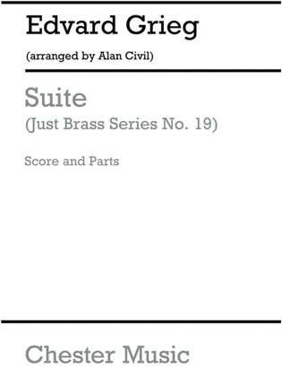 Book cover for Just Brass 19 Suite Grieg(Arc)