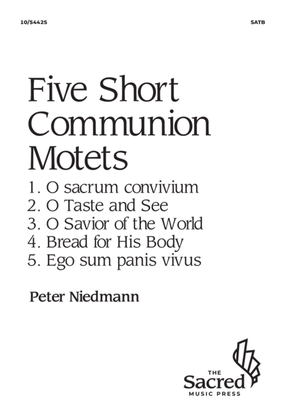 Book cover for Five Short Communion Motets