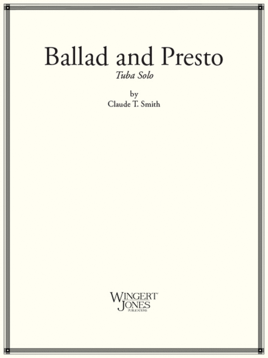 Ballad And Presto Dance