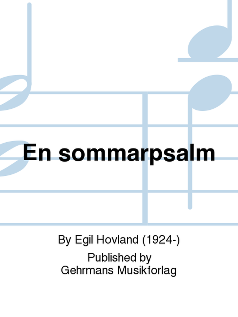 En sommarpsalm