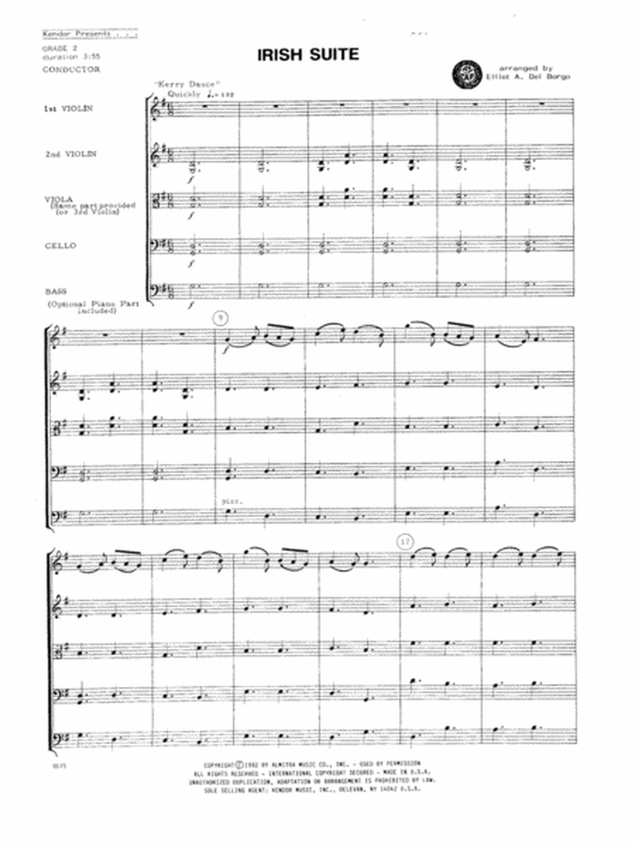 Irish Suite - Full Score