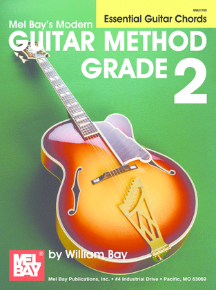 Book cover for Modern Guitar Method Grade 2, Essential Guitar Chords