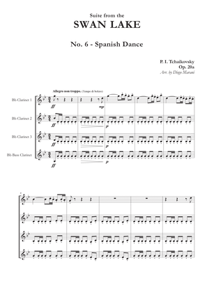 Swan Lake Suite for Clarinet Quartet - Part 2