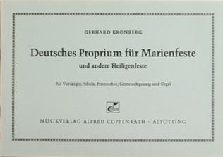 Deutsches Proprium fur Marienfeste und andere Heiligenfeste