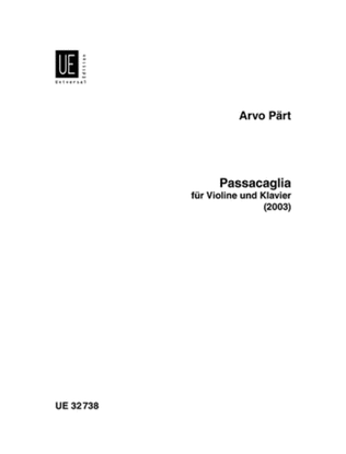 Book cover for Passacaglia