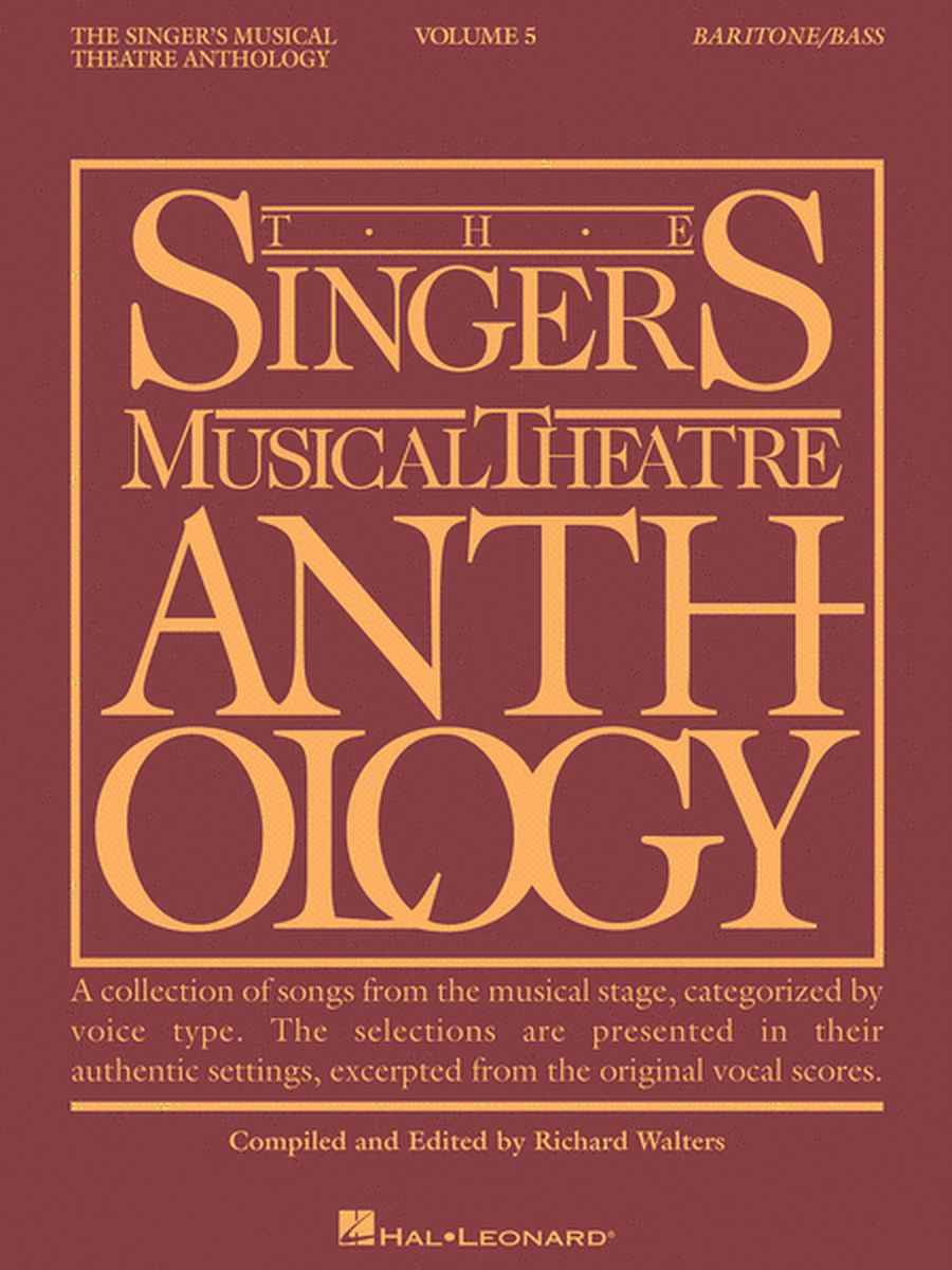 Singer's Musical Theatre Anthology – Volume 5